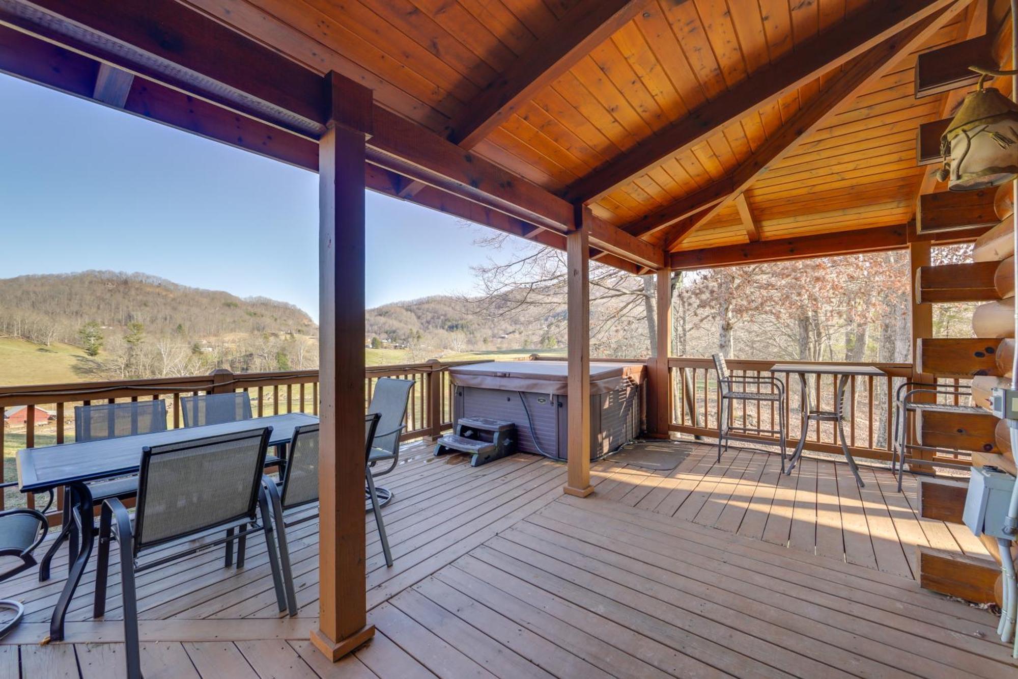 Whits End Smoky Mtn Home With Hot Tub, Views Waynesville Exterior photo